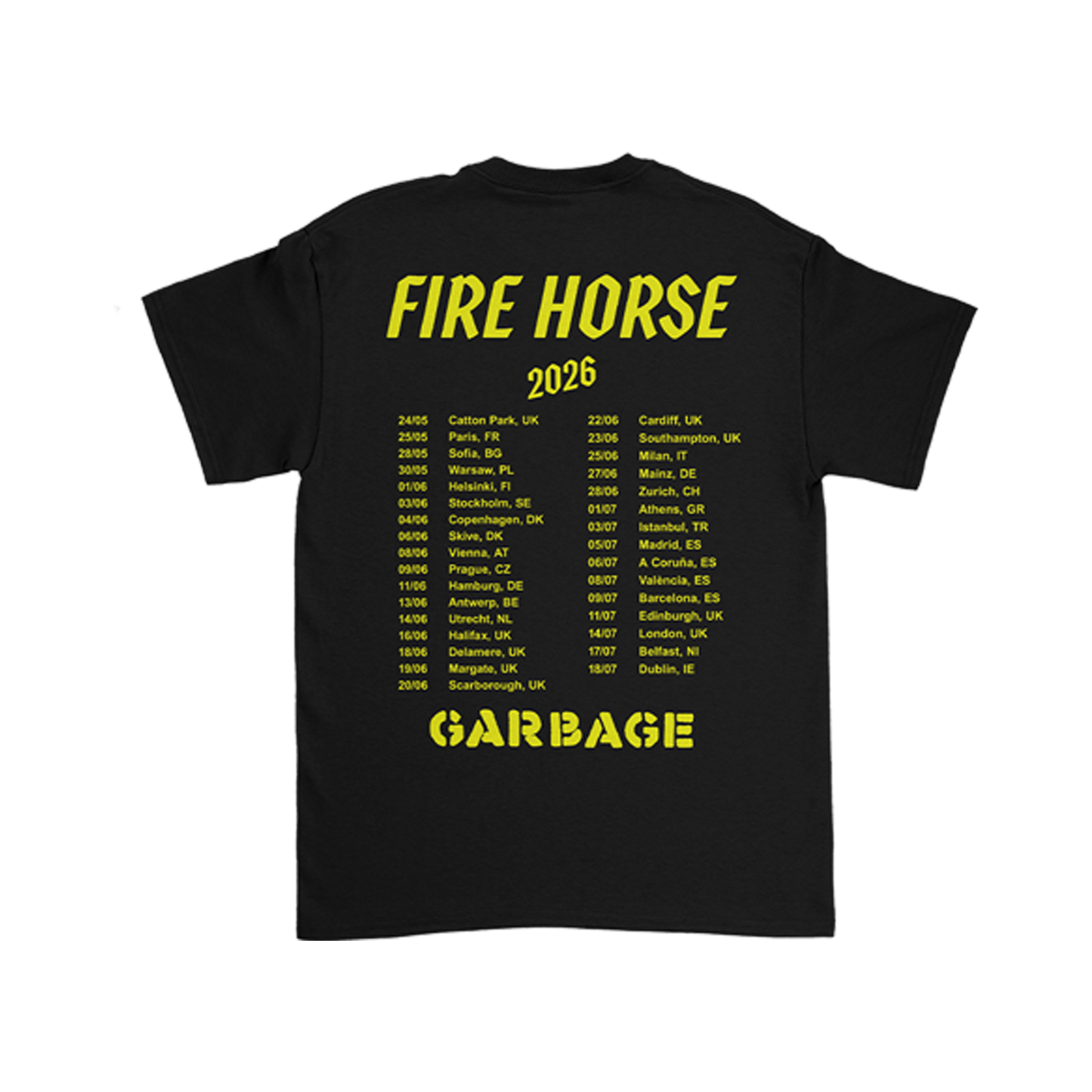 Fire Horse 2026 Tour T-Shirt - T-Shirt