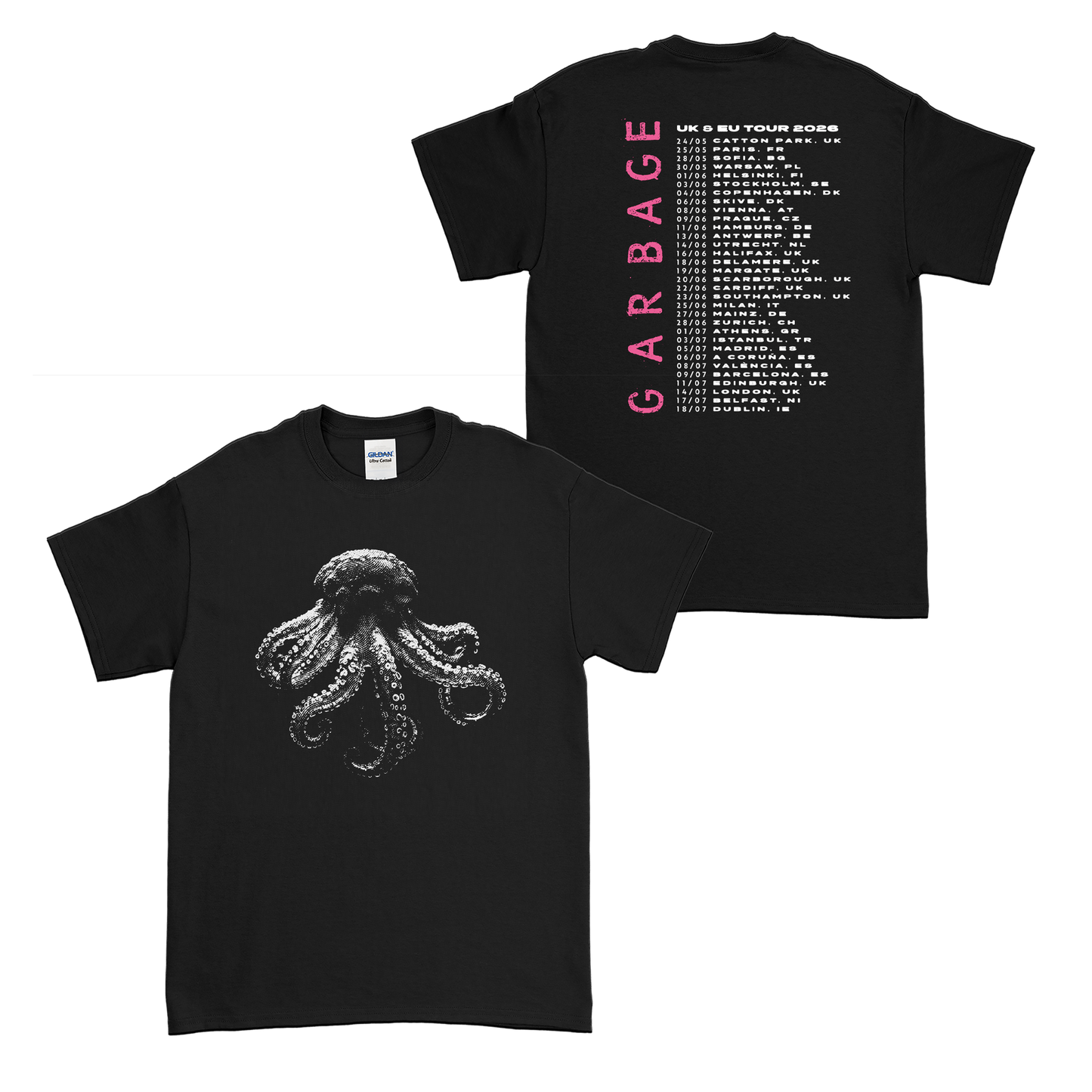 Octopus EU/UK 2026 Tour T-Shirt - T-Shirt